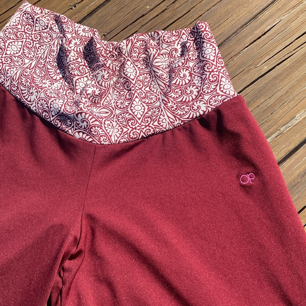 OP Red Casual capri Shorts Relaxed Fit - Picture 2 of 7
